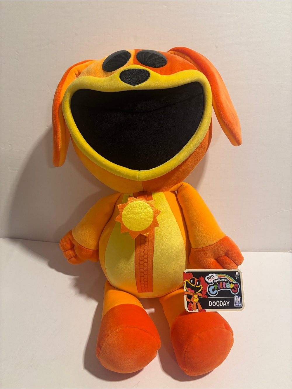 Poppy Playtime Smiling Critters Deluxe Plush - DogDay 18” Orange New PhatMojo